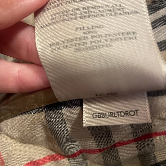 Burberry Gold Quilted Jacket - Size Small - Picture 6 of 6